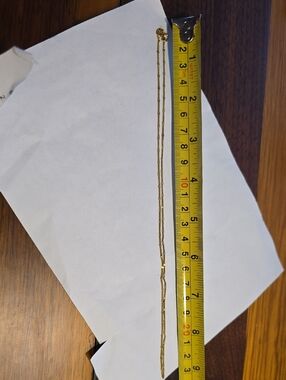 Delicate Gold Tone Chain Necklace